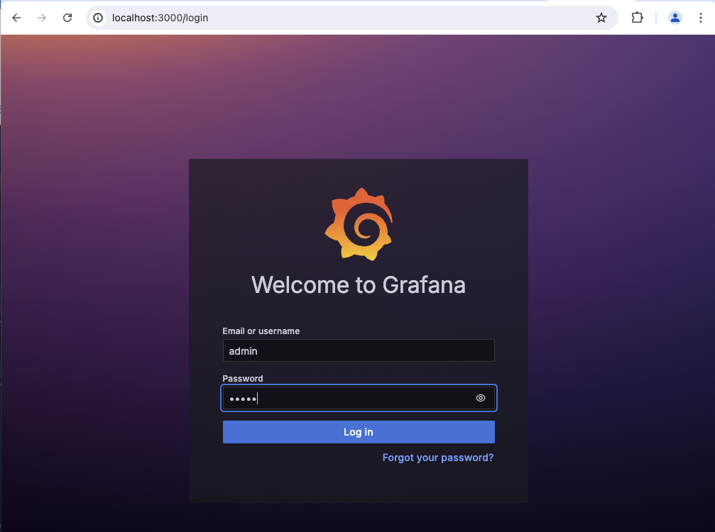 Grafana Front end