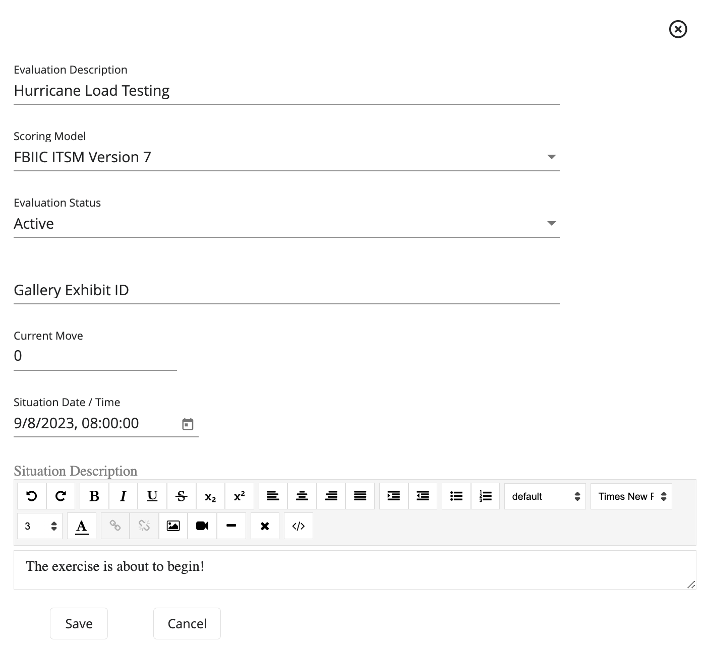 Add Evaluation OE