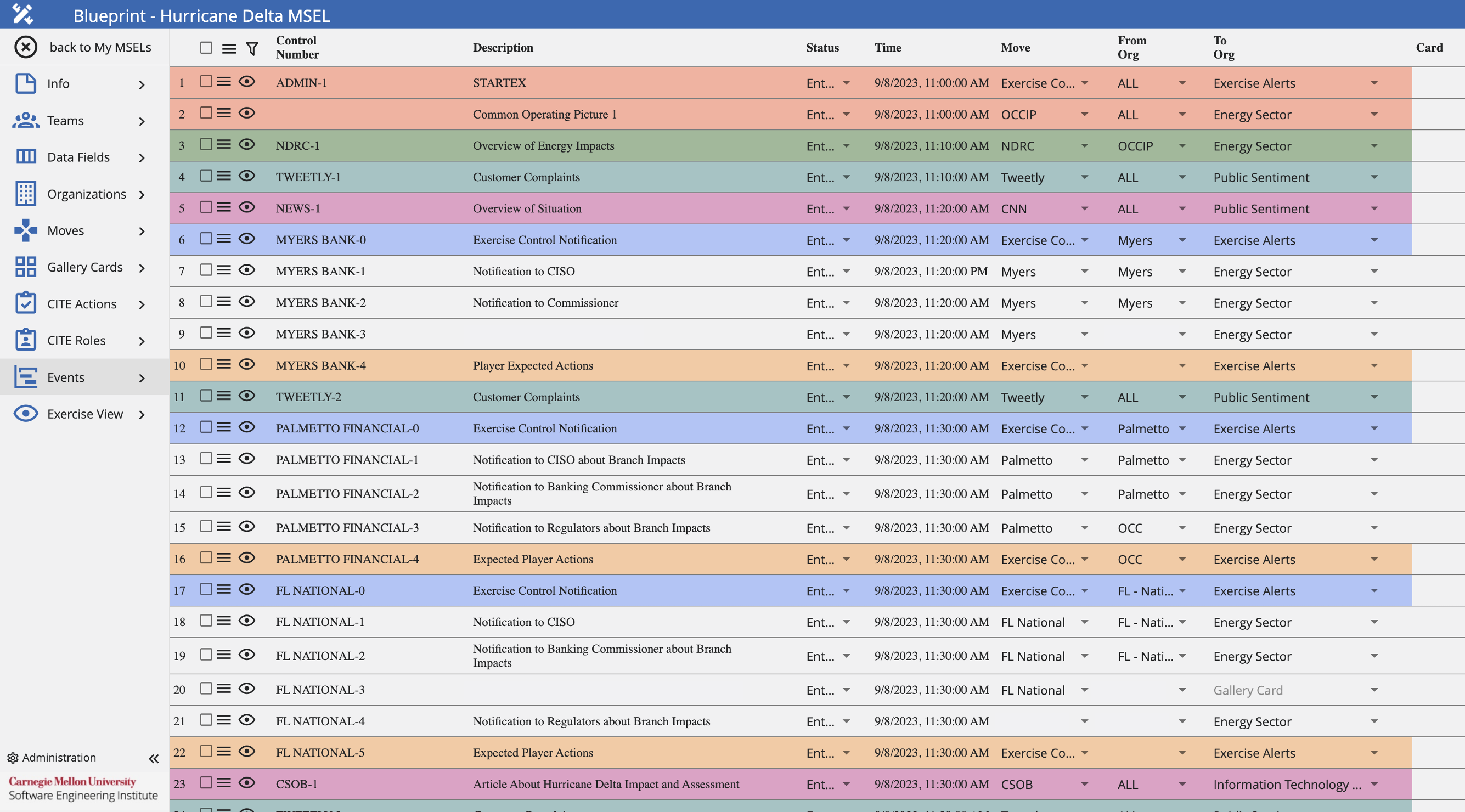 Blueprint Events Tab OE