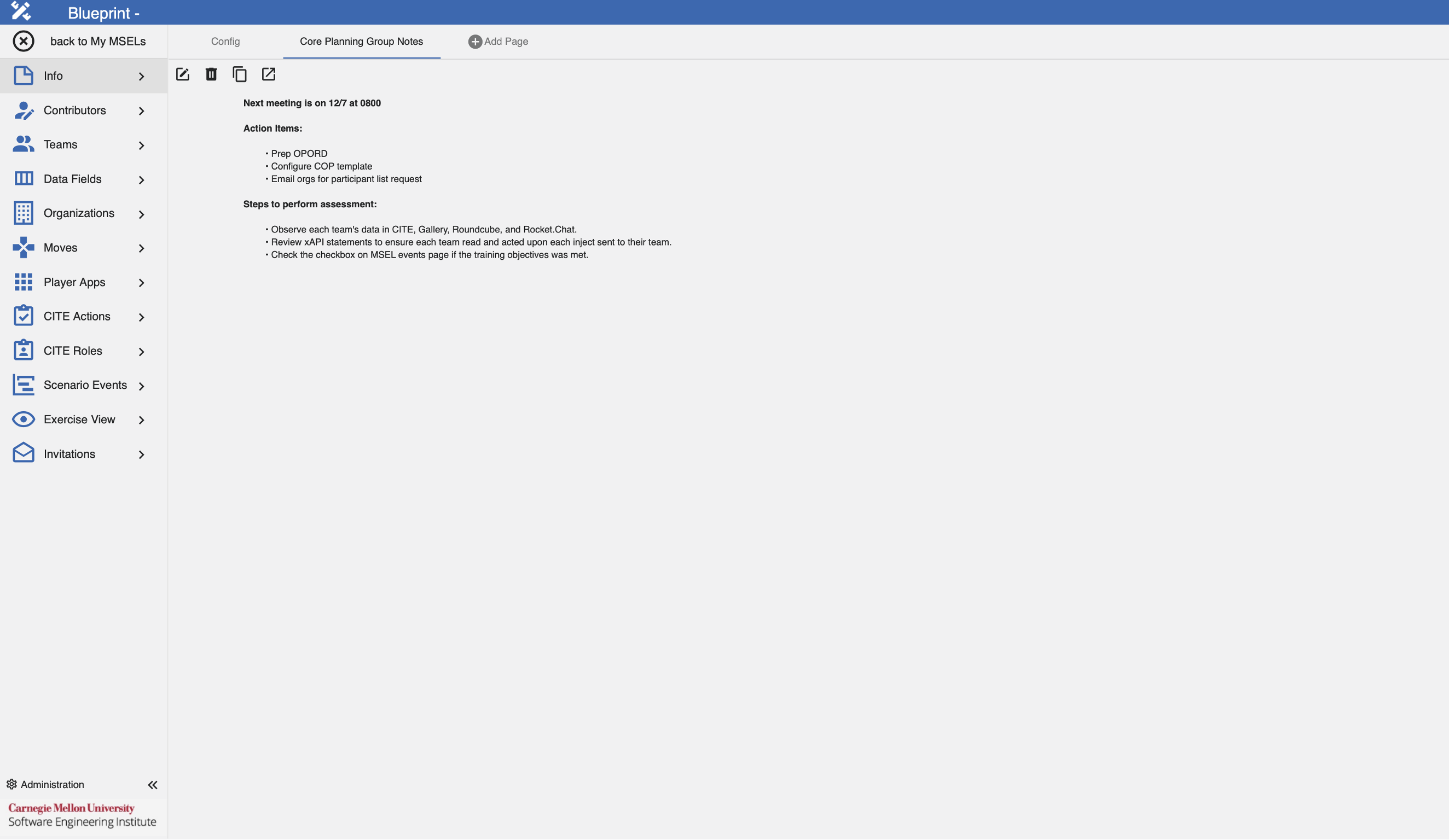 Blueprint Notes Tab OE
