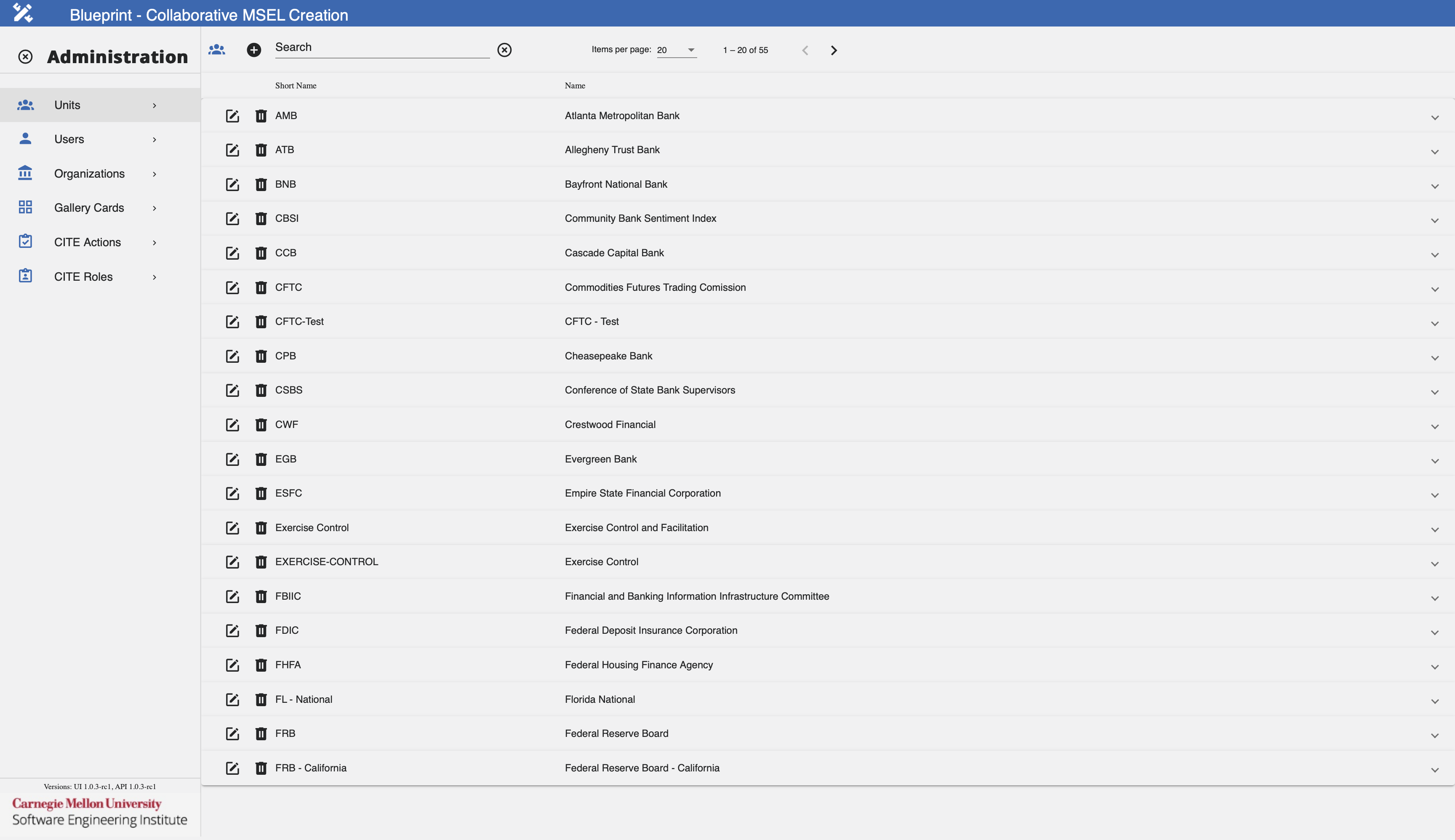 Blueprint Teams Admin OE
