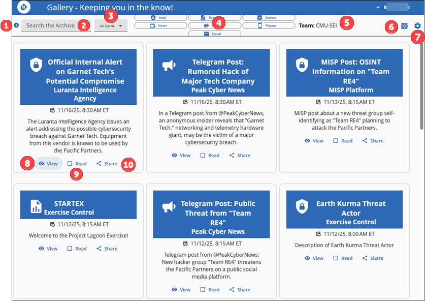Gallery Archive showing articles with numbered callouts