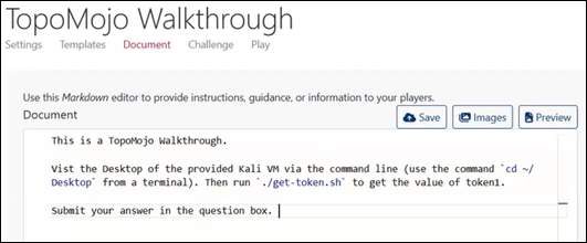 TopoMojo Walkthrough lab guide